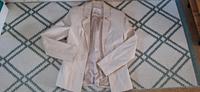 Stradivarius taillierter Blazer Creme Beige Slim fit mit Viskose Bayern - Hirschaid Vorschau