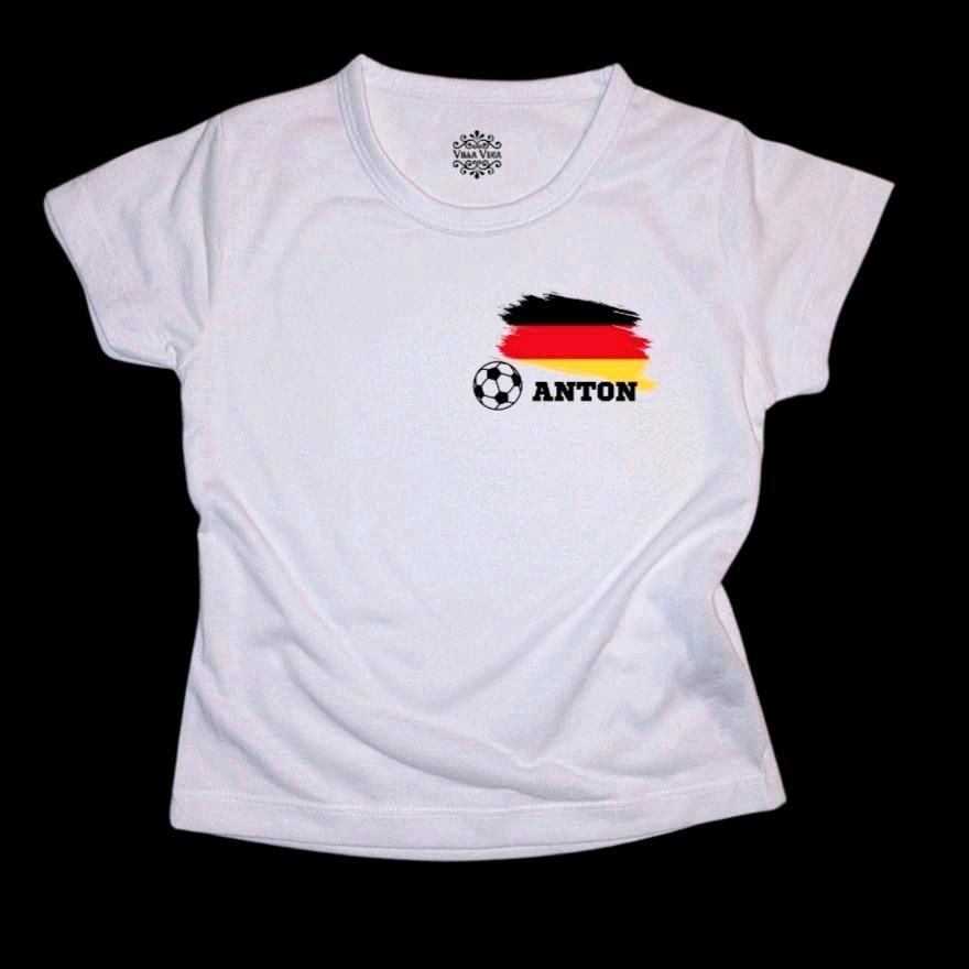 Fußball T-Shirt Geburtstag Zahl Name Hamburg Berlin Stuttgar Köln in Karlskron