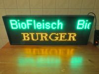 LED BioFleisch BURGER Imbiss Laden Laufschrift Hamburger Werbung Berlin - Reinickendorf Vorschau