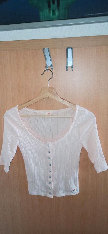 Schickes LEVIS Shirt 3/4arm Bluse Oberteil Damen T-Shirt Gr XXS in Leipzig