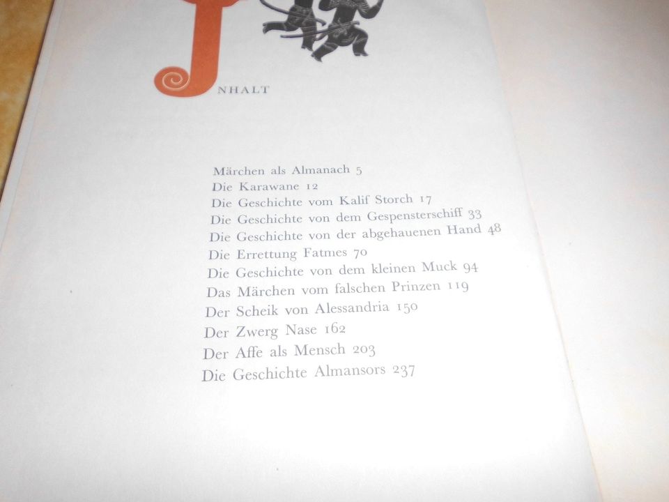 Altes dickes Märchenbuch“Die Karawane“( 1959 ) in Saarbrücken
