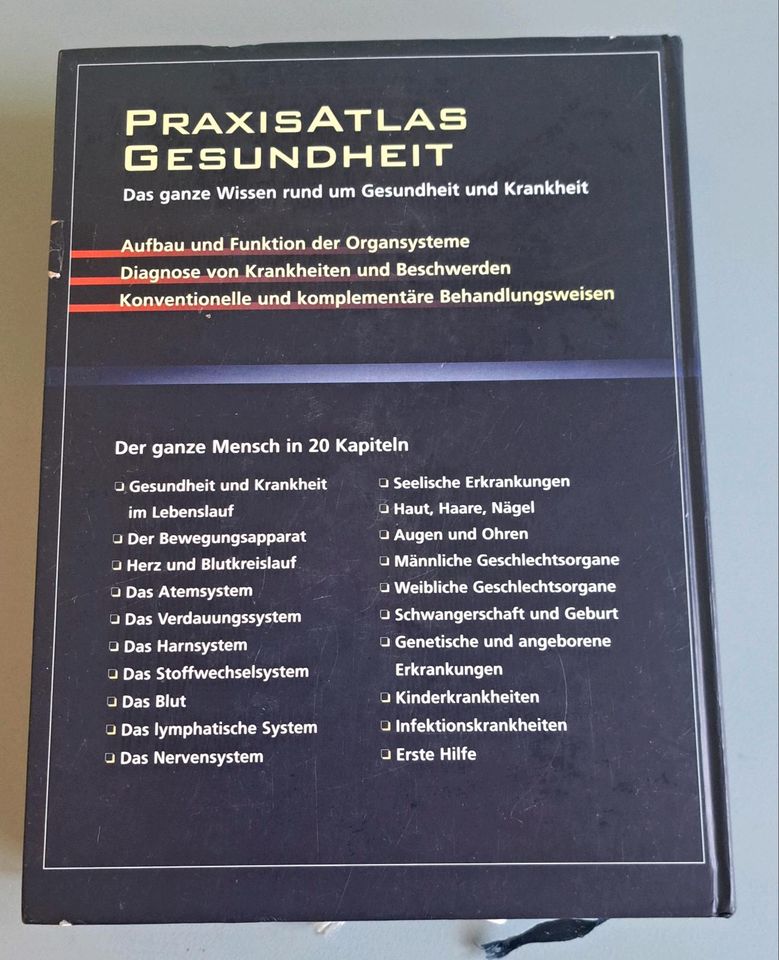 Buch, Praxisatlas Gesundheit, Standardwerk zu Diagnose u Therapie in Embsen