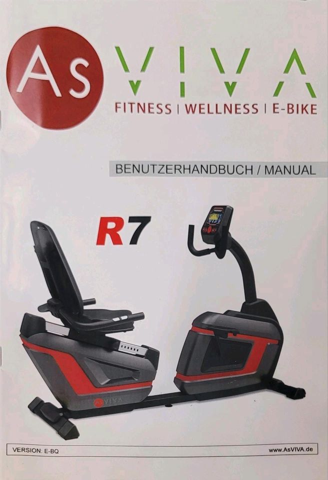 Asviva R7 Liegeergometer in Hamm