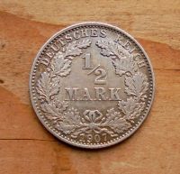 Kaiserreich: 1/2 Mark 1907 D Silber Niedersachsen - Bippen Vorschau