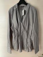 Hemd Bluse langarm Gr. 46 grau Neu Hessen - Battenberg Vorschau