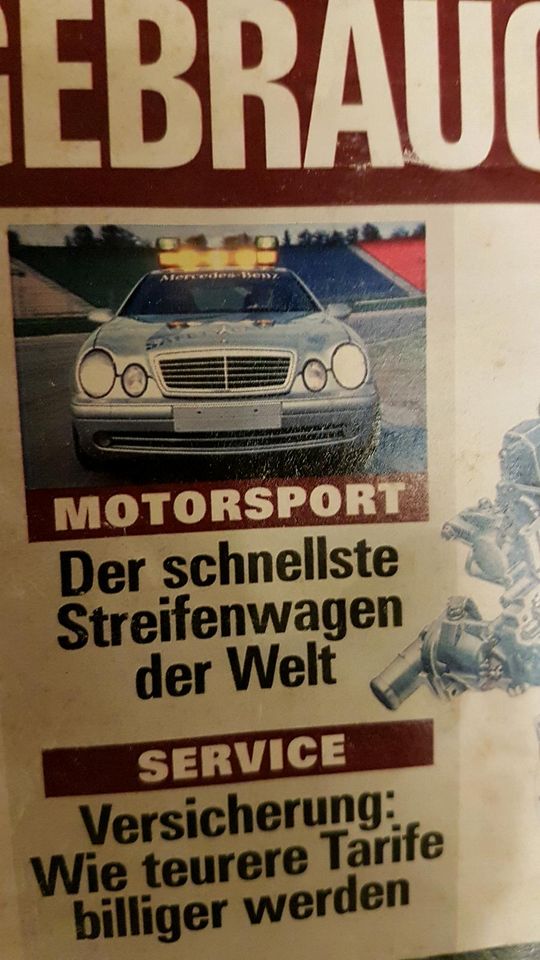 #17 1999 AutoBild Auto Bild mit W203 W208 CLK 55 AMG safety car in Bremen