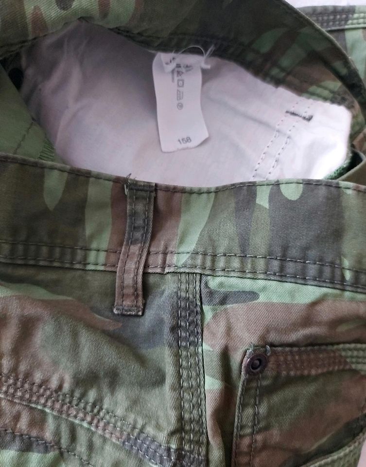 C&A Camouflage Hose 3/4, Sommer, Gr.158 in Berlin