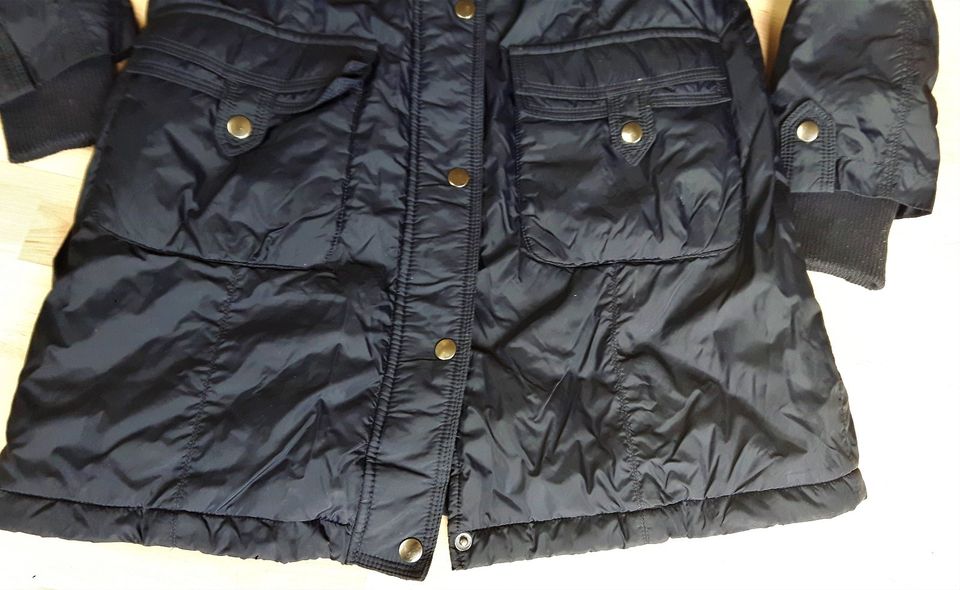 Jacke Langjacke Übergangsjacke Blau von Gharani Strok London Gr.S in Leimen