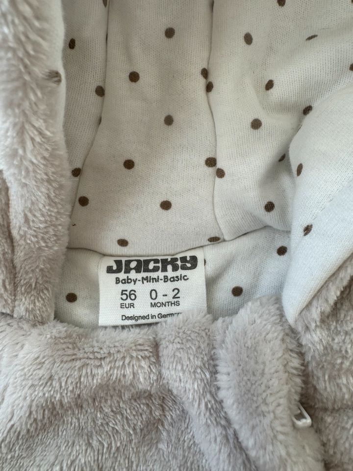 Jacky Overall Winteranzug Baby in Farbe Grau, Größe 56 - Wie Neu! in Bremen