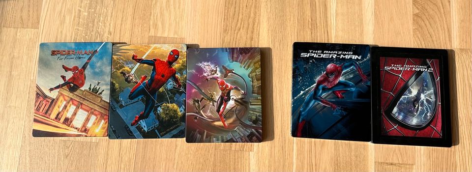 Spider-Man Steelbook Bluray Collection in Halle
