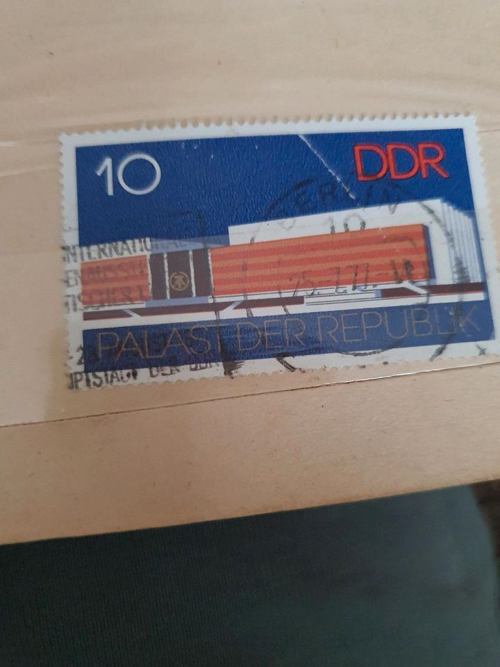 DDR Briefmarken in Langenwetzendorf