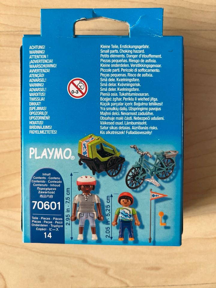 Playmobil 70601 Special Plus Fahrradausflug Anhänger Fahrrad NEU in Frankfurt am Main