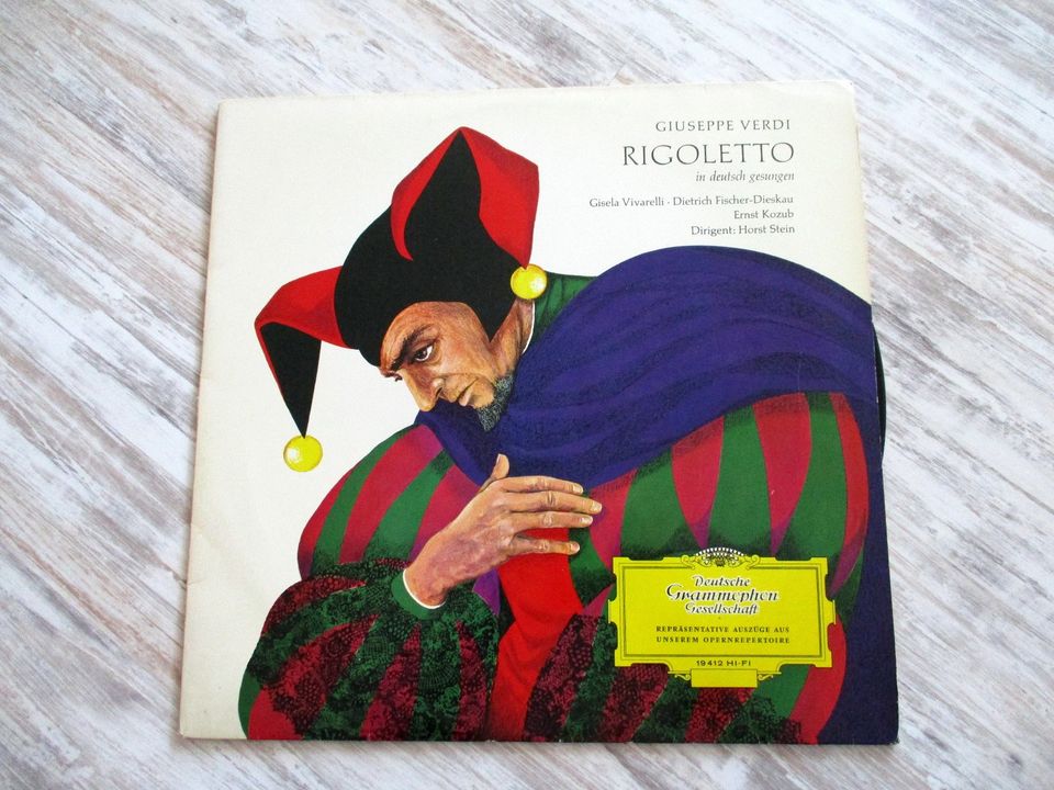 LP Vinyl RIGOLETTO G.Verdi Deutsche Grammophon Gesellschaft Stein in Engelskirchen