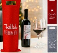 3x Geschenktüten Flaschentasche Filz Weihnachten Hessen - Weilmünster Vorschau