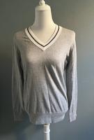 Pullover Brax Golf M 38 grau creme V-Ausschnitt Basic Lindenthal - Köln Sülz Vorschau