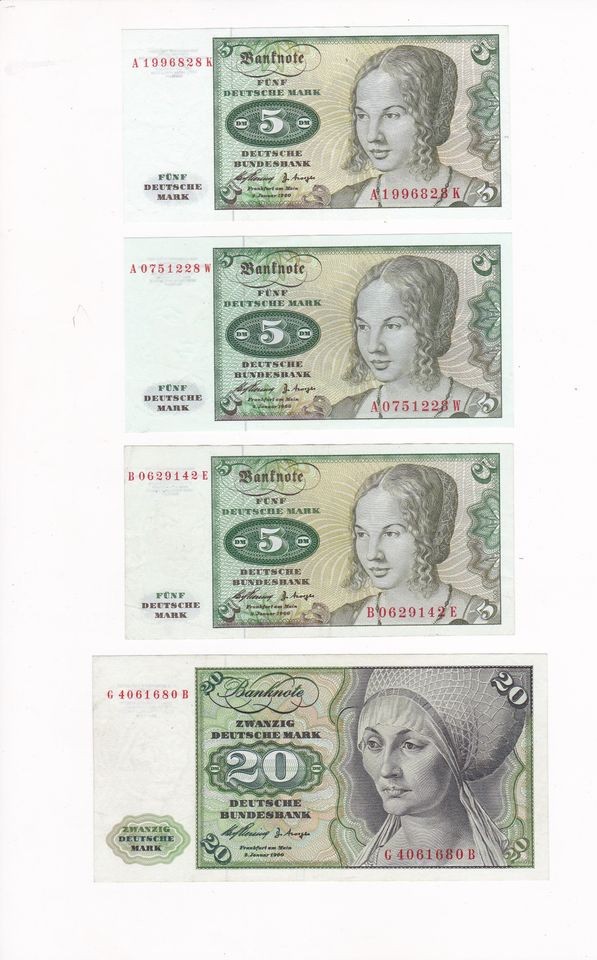 Sammelauflösung Banknoten 1960-1980 siehe Text in Berlin