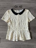 H&M Bluse Top Shirt Spitze Gr. 42 Brandenburg - Potsdam Vorschau