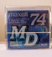 Minidisc Maxell, Blue, 74 Min, 5 Stück, unbenutzt Sachsen-Anhalt - Wolfen Vorschau