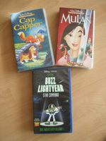 3 VHS - MULAN, BUZZLIGHTYEAR, CAP & CAPPER Sachsen - Gelenau Vorschau