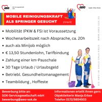 Reinigungskraft mobil für die AWO gesucht Thüringen - Pössneck Vorschau