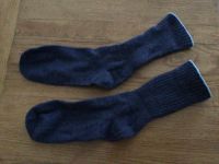 Wollsocken, blau, Länge ca. 19 cm, Schaft ca. 21 cm, neuwertig Baden-Württemberg - Reutlingen Vorschau