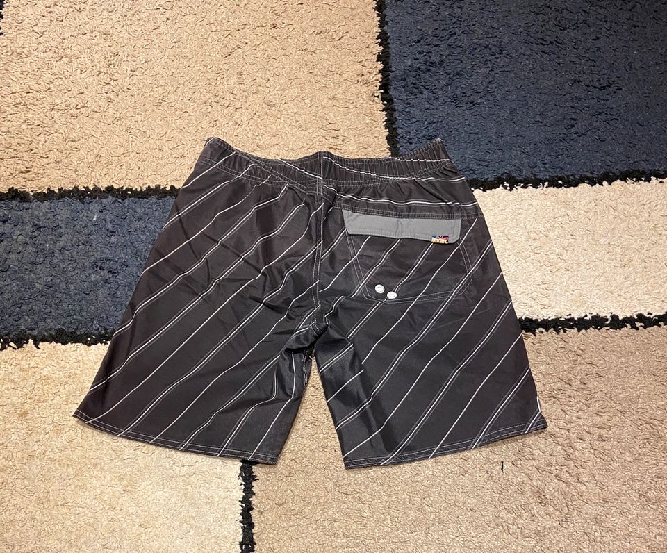 O’Neill Badehose Shorts Bademode M grau schwarz weiß in Biedenkopf