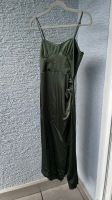 Zara waldgrünes Satin-Kleid mit Schlitz XS 34 Hessen - Lautertal Vorschau