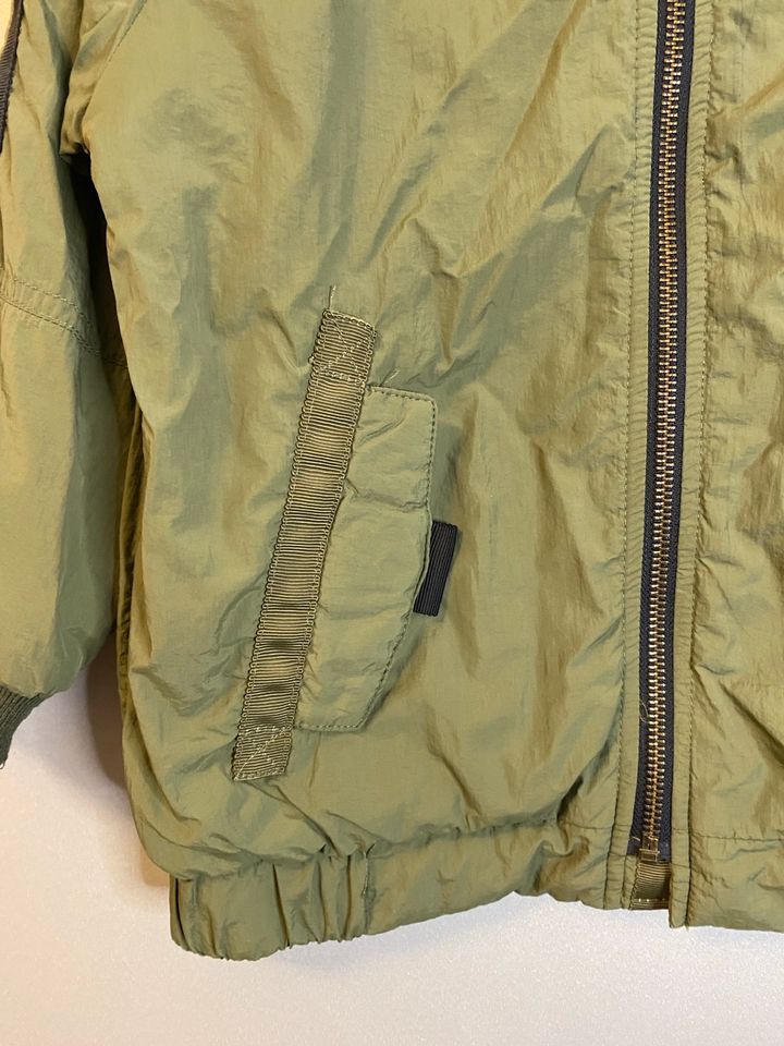 Zara Jacke Übergangsjacke Bomber grün Gr. 116 Top in Haibach Unterfr.