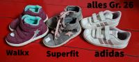 3 Paar Sneaker Mädchen Gr. 26, Superfit, Adidas... Nordrhein-Westfalen - Dorsten Vorschau