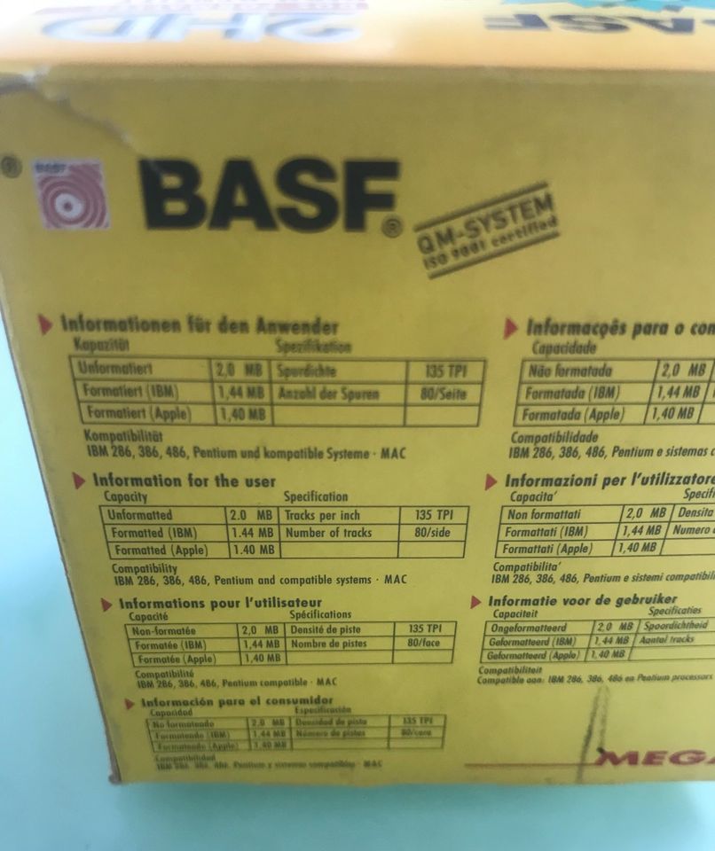 13 BASF 3,5 Zoll Disketten in Alsdorf