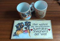 Tassen und Schild Australian Shepherd - NEU Bayern - Kirchenthumbach Vorschau