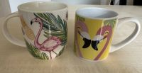 2x Flamingo Tassen gelb/ rosa Brandenburg - Zehdenick Vorschau