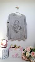 ❤ Chelsea Rose ❤ NYC Skorpion Nieten extravagantes Langarmshirt Hessen - Solms Vorschau