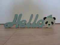 Schriftzug HELLO Panda Newborn Baby Deko Shooting Hessen - Liebenau Vorschau