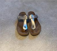 Sandalen Damen Größe 37 Silber Niedersachsen - Garbsen Vorschau