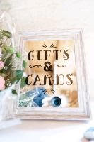 Schild "Gifts & Cards" für Geschenketisch Hochzeit Babyparty Berlin - Köpenick Vorschau