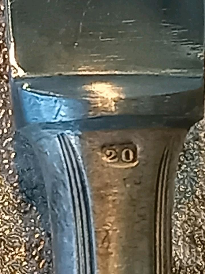 Silberbesteck antik OKA Messer Gabel Fleisch Gabel in Wiesmoor