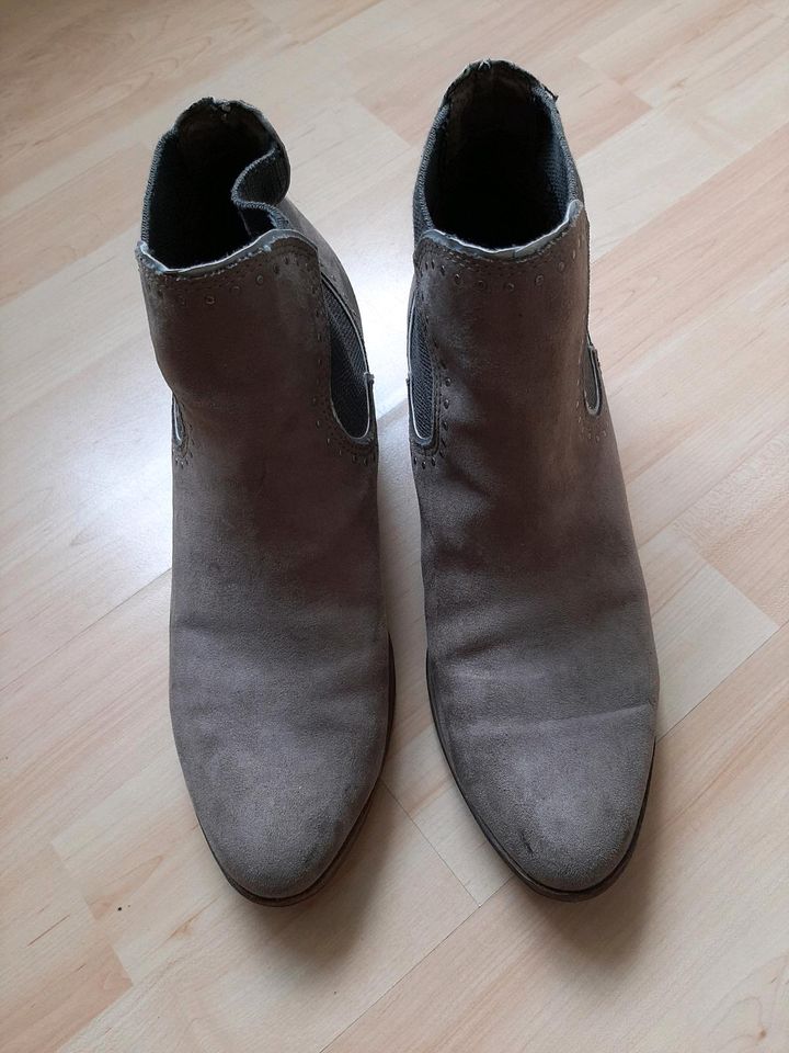 GB Schuhe  Stiefeletten in taupe in Enger