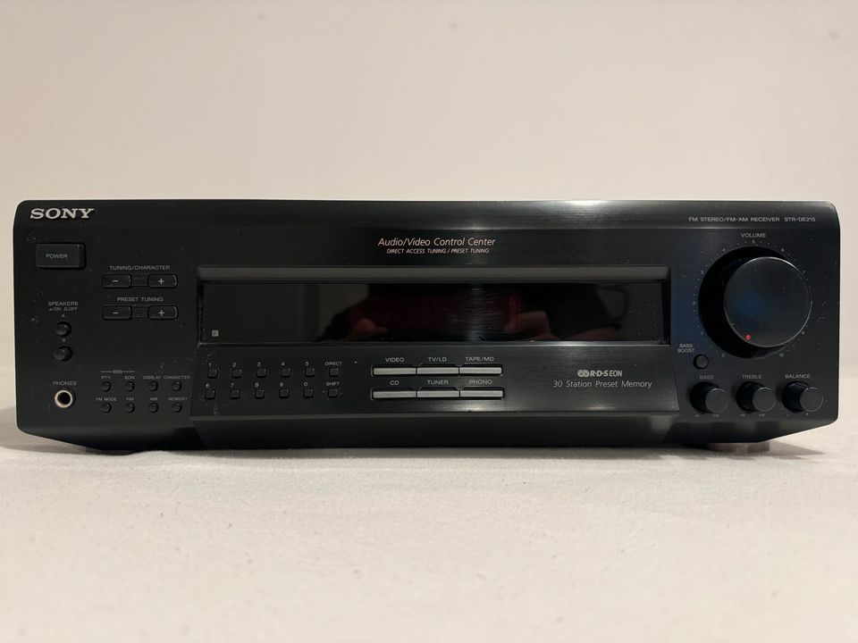 Sony Stereo Receiver STR-DE215 mit Fernbedienung in Stuttgart