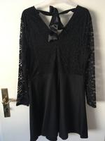Cocktailkleid Gr. L (44/46) schwarz mit Spitze Saarland - Schwalbach Vorschau