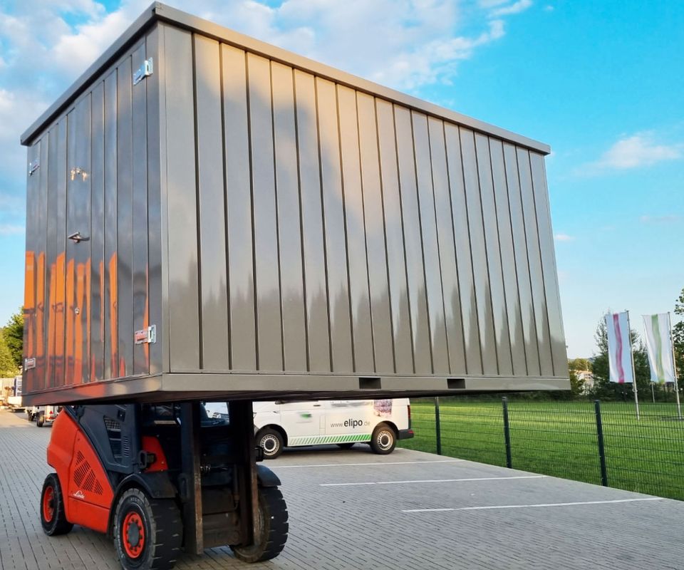 ⭐️ Gartenhäuschen Gartencontainer Materialcontainer BOX Anthrazit in Mühlhausen i.d. Oberpfalz