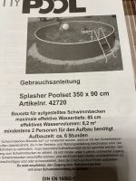 Splasher Pool 3,50x0,90 Aufstellpool gebraucht Nordrhein-Westfalen - Solingen Vorschau