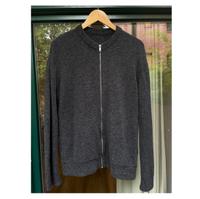 Cos Strickjacke Grau Gr. M mit Zip 100%Wolle Bomberjacke Wolle Leipzig - Schleußig Vorschau