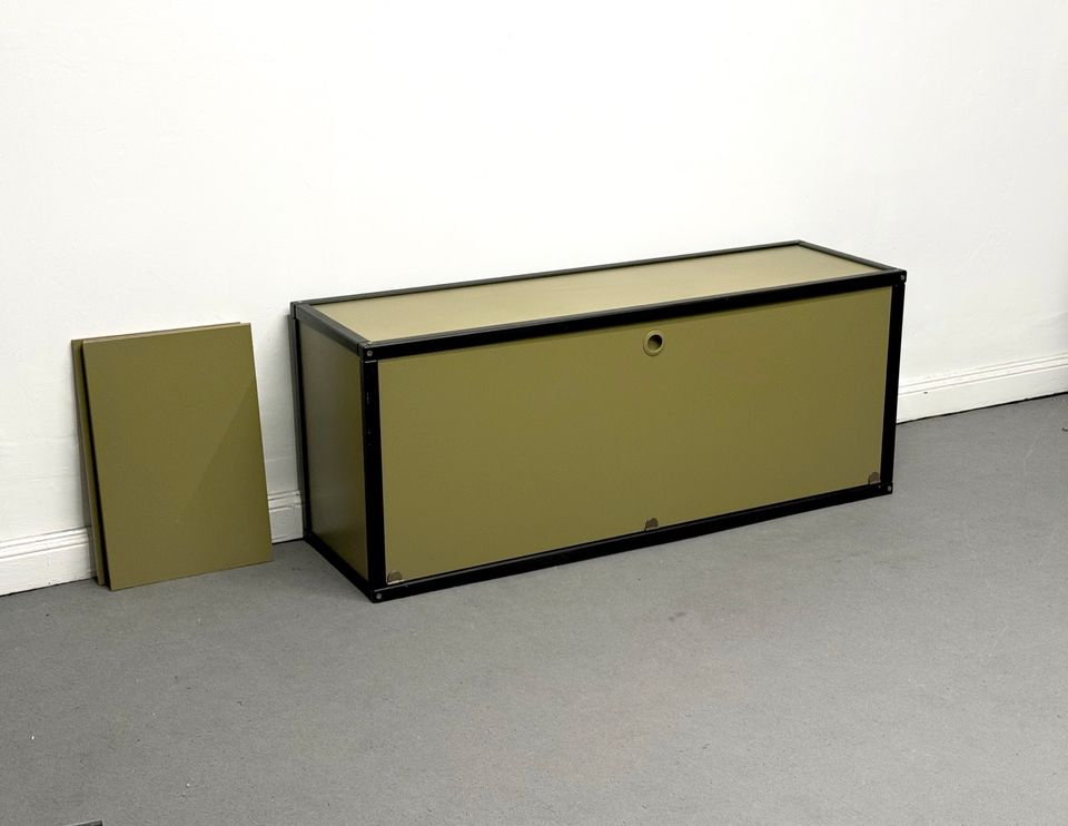 1/2 Flötotto System Regal Schwarz Grün Schrank Shelf Cabinet 1970 in Berlin