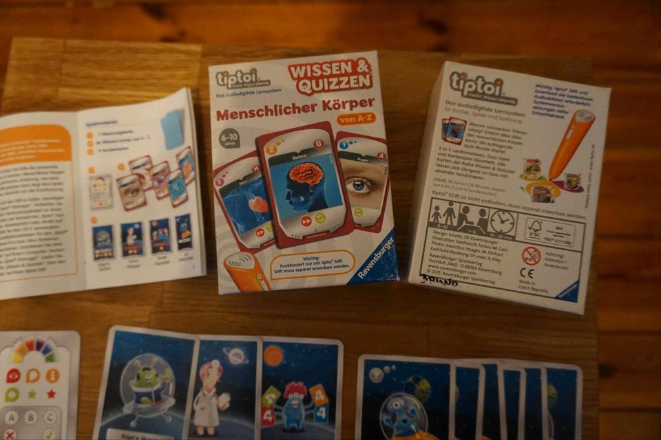 Tiptoi Wissen & Quizzen- Retter, Erfindungen, Raubtiere, Körper in Wildau