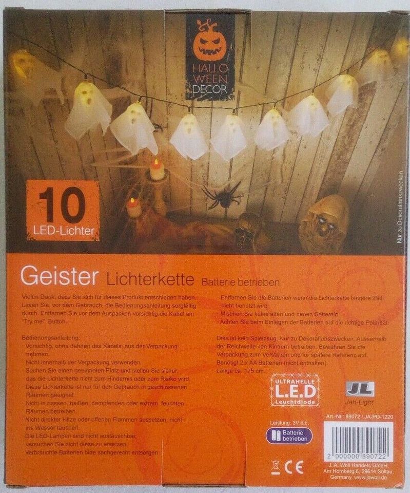 Halloween Lichterkette Geister Halloween Deko in Mecklenburg-Vorpommern -  Bergen auf Rügen | eBay Kleinanzeigen ist jetzt Kleinanzeigen