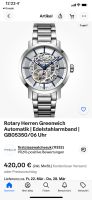 Herren Armbanduhr Rotary Neu Np 420€ Münster (Westfalen) - Centrum Vorschau