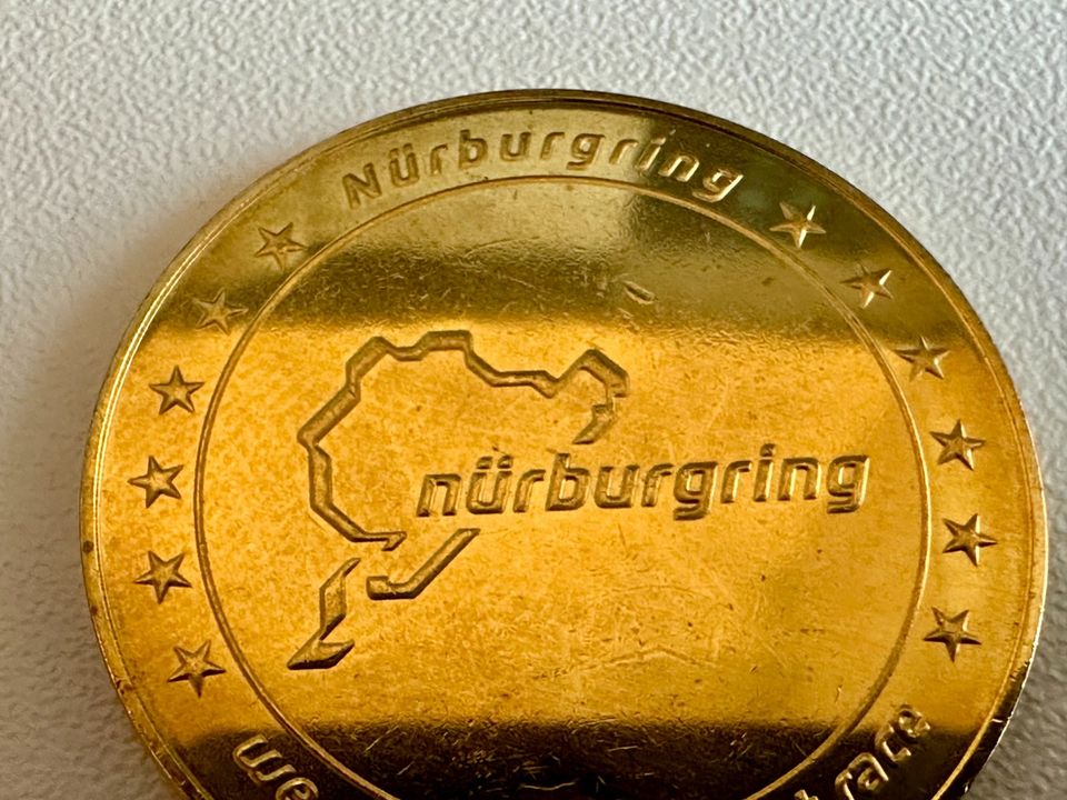 Nürburg Nürburgring Token Münze Medaille we make your heart race in Wetter (Ruhr)