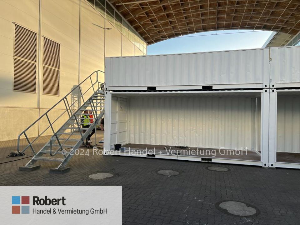 Umbau Containerabdach Side Door Abdach Unterstand Terasse Eventcontainer in Cloppenburg