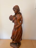 alte sehr große Holzfigur, Höhe 82 cm München - Trudering-Riem Vorschau